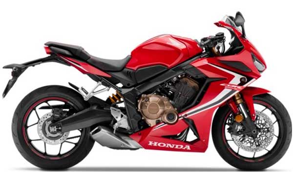 Protections De Cadre Pour Honda CBR650R / CB650R (2019-2025) - Rouge - En POM Et Aluminium