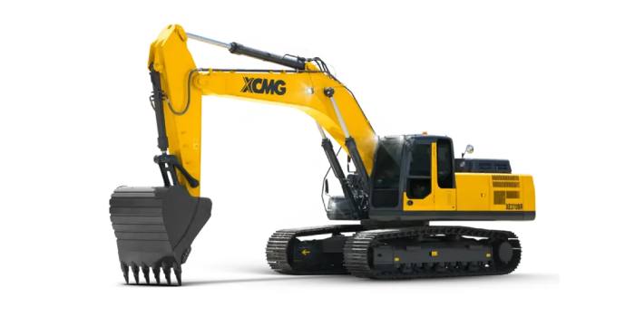 Ficha técnica da escavadeira XCMG XE370BR. Potencia, desempenho, aplicações e mais